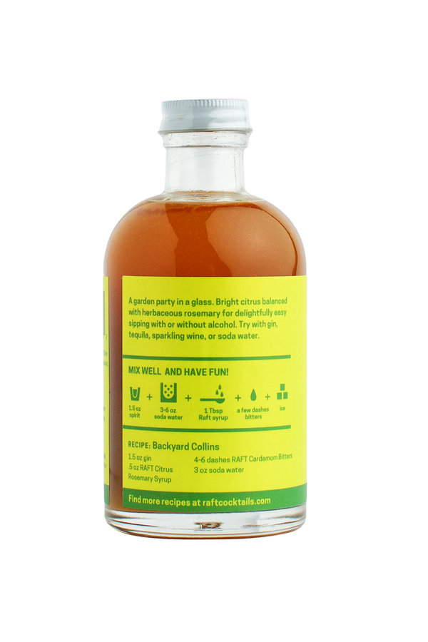 RAFT Citrus Rosemary Syrup - RAFT Cocktails