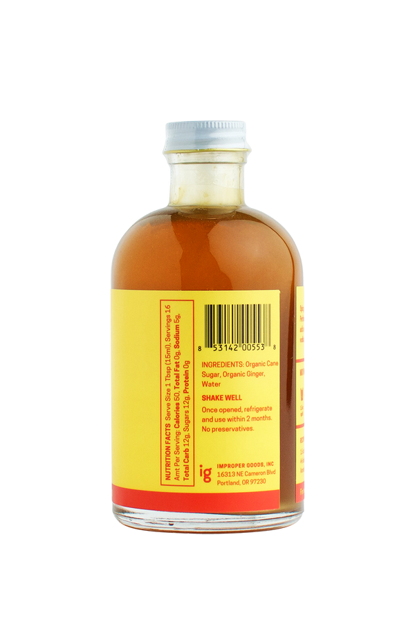 RAFT Ginger Syrup - RAFT Cocktails