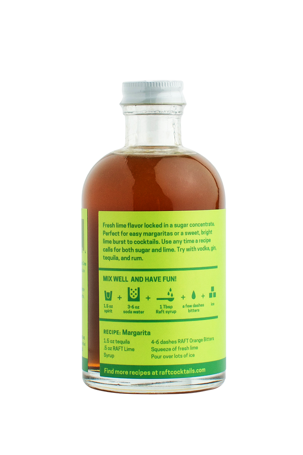RAFT Lime Syrup - RAFT Cocktails